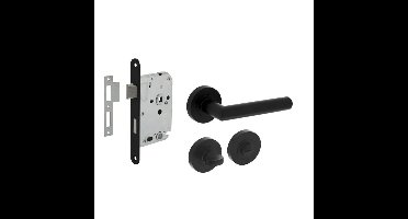 Intersteel Compleet deurklinksetBastian zwart toilet - 0023.169399
