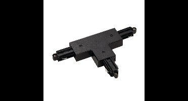 SLV 1-faseT-Connector 1 aarde links zwart - 143070