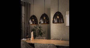 Lyora Eetkamer hanglampKosmos 3L - E27 - Urban bruin - 7852/78