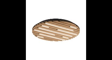 Paul Neuhaus Ronde plafondlampQ-Akustik Ø 60cm hout - 6421-79