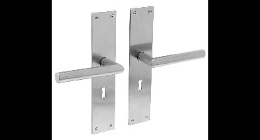 Intersteel Strakke deurklinkJura sleutelgat RVS - 0035.058324