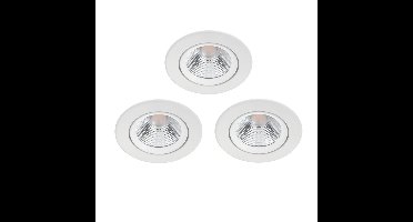 Philips Set van 3 inbouwspotsSparkle wit - 75598000