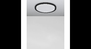Lyora PlafonniereTroy zwart Ø 46cm - 9053592