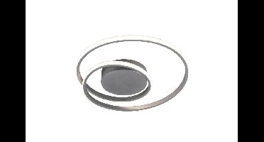 Trio Moderne plafonnièreZibal Ø 39cm titaan grijs - R62911187