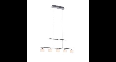 Paul Neuhaus 5-lichts hanglampHydra metaal - 2209-55