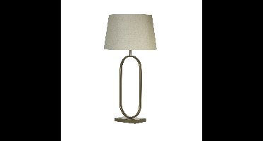 Searchlight TafellampModish brons met creme kap - EU94102NA