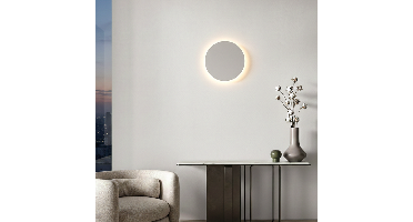 Lyora Design wandlampAlida chroom Ø 40cm - 9580603