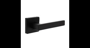 Intersteel Strakke deurklinkHera vierkant rozet zwart - 0023.171302