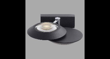 Paul Neuhaus 2L led wandlampPure Oculis black pearl - 9052-18