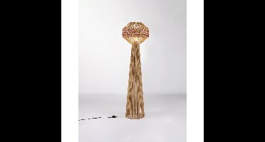 Lyora VloerlampMapi Ø 42cm rood met bruin - 9586607