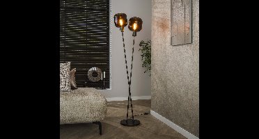 Lyora Design vloerlampBronza Sienna bruin - 2x E27 - 8430/90