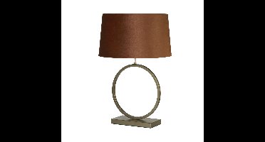 Searchlight TafellampElegant brons met oranje kap - EU93102OR