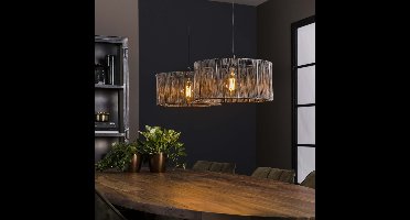 Lyora Metalen draad hanglampStringshade Ø 41cm - 2-lichts - 7328/31Z