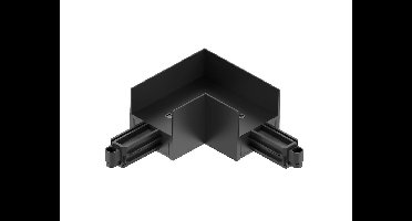 Lyora Hoek connectorWing zwart voeding buitenkant - 108153