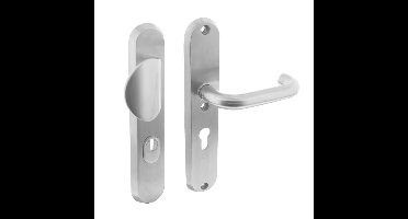 Intersteel VoordeurbeslagVurano kerntrekbeveiliging ovaal PC 55mm RVS - 0035.378329