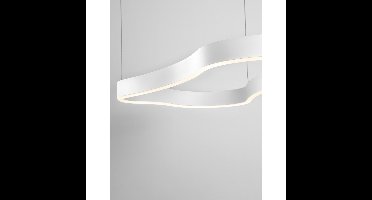 Lyora Natuurlijke vorm hanglampDussa wit 90cm - 9345690