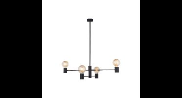 Lyora 4-lichts zwarte hanglampRadius - 7931