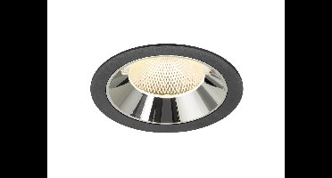 SLV InbouwspotNuminos XL zwart/chroom 3000K - 40gr - 1009941