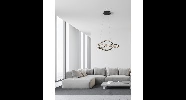 Lyora Design hanglampGinevra zwart Ø 58cm - 9748160