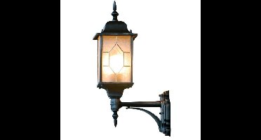 KonstSmide BuitenlampMilano Up zwart zilver gevlamd - 7247-759