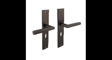 Intersteel DeurklinkBastian sleutelgat 56mm antraciet - 0029.174324