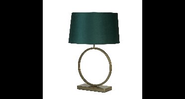 Searchlight TafellampElegant brons met emerald kap - EU93102EM