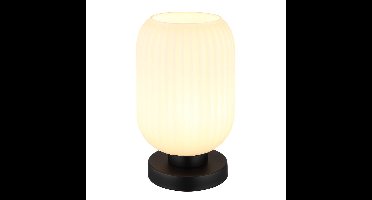 Globo Ronde tafellampNormy wit glas Ø 14cm - 15469TO
