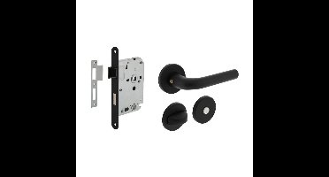 Intersteel Compleet deurklinksetEucla toilet zwart - 0023.210016