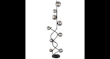 Globo Zwarte vloerlampRiha 9-lichts - 56133-9S