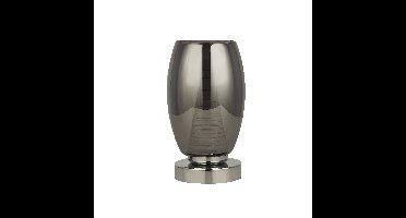 Searchlight Modern tafellampjeCyclone chroom met smoke glas - EU97293-1SM