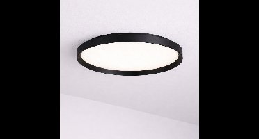 Lyora Strakke plafonnierePrisma zwart Ø 35cm - 510644