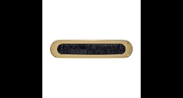 Intersteel TochtweringPosta ovaal messing - 0013.401502