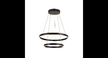 SLV Led hanglampOne 2-rings Ø 60cm zwart - 1004765