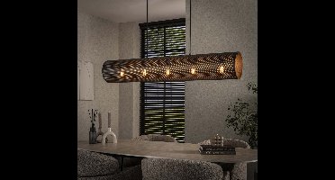 Lyora Horizontale gaas hanglampTubon 120cm - 5x E27 - 7858/77