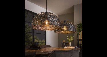 Lyora XXL eetkamer hanglampArmor 2x Ø 60cm - 8107/56