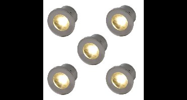 Lyora Led inbouwspotsForte Mini (5 x) 230 volt - VY005-1w 2700K