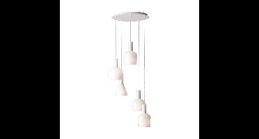 Stars of Light Witte hanglampPascoa 5-lichts - 39143