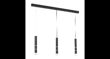 Paul Neuhaus Zwarte hanglampPure Vega 3-lichts - 2213-18