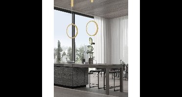 Lyora Ronde hanglampChange Ø 39,5cm goud - 9070166