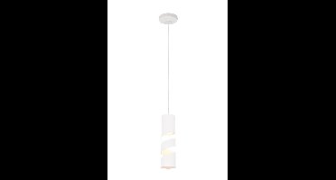 Trio Koker hanglampStream Ø 8cm - wit - 364000131