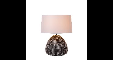 Premium by Lucide Zeegras schemerlampMaduka Ø 45cm - zwart met witte kap - 10550/81/30
