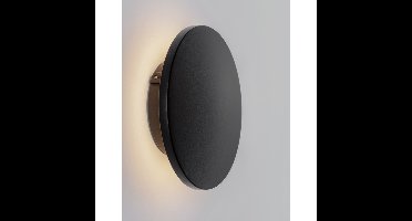 Lyora Ronde wandlampCopper zwart Ø 13,5cm - 9923412