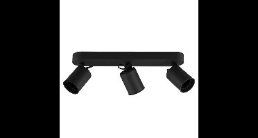 Trio Zwarte plafondlampPago met 3 spots - 803500332