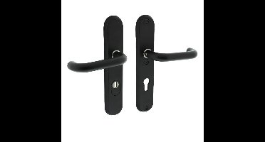 Intersteel AchterdeurbeslagAurano PC 55mm kerntrekbeveiliging ovaal zwart - 0023.396129Z