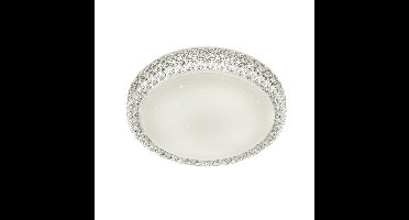 Trio Kristallen plafondlampPegasus met sterren effect wit - R62422100