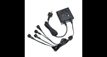 KonstSmide 48W trafo 12V zwart - 7474-000