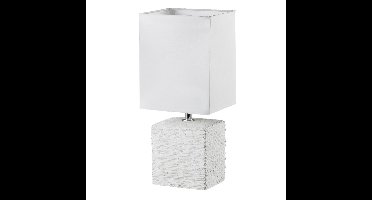 Trio Vierkante schemerlampPing wit - R50131001