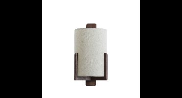Light & Living Danish design wandlampLitto walnoot bruin met linnen - 3128743