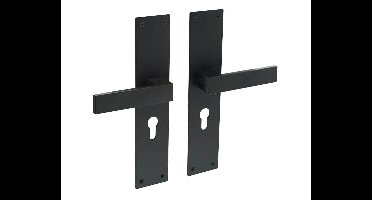 Intersteel Moderne deurklinkAmsterdam cilindergat 55mm zwart - 0023.057129