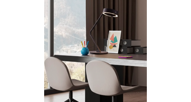 Lyora BureaulampAfi zwart - 9870018